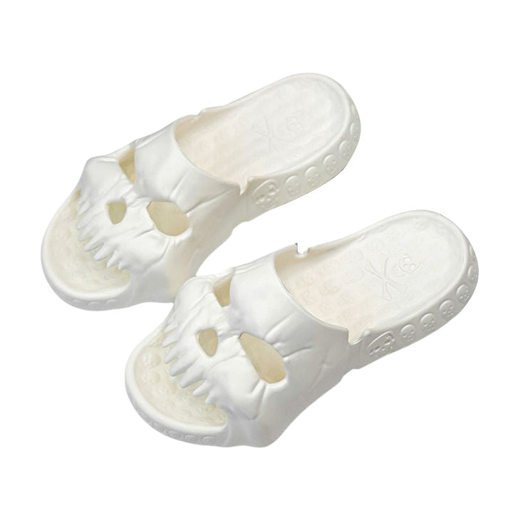 Lisslune | Skull Design Single Band Slippers