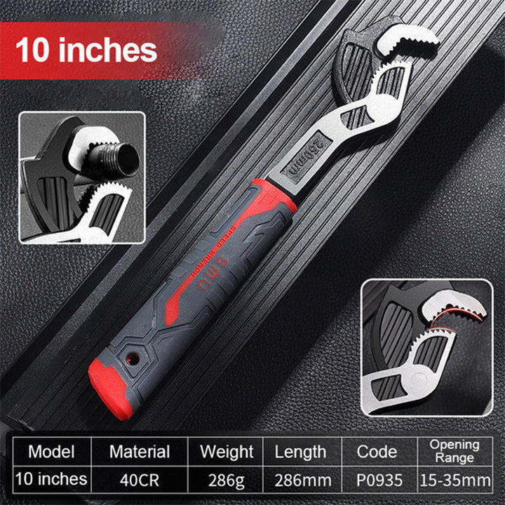 Lisslune | Industrial Quality Multifunctional Self-Locking Pipe Wrench Tool