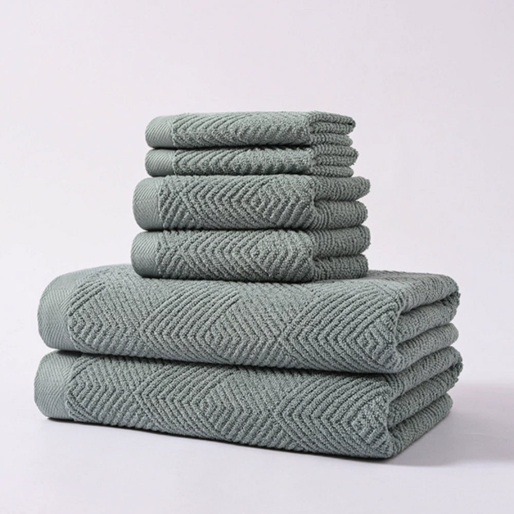 Lisslune | Cascade Supreme Cotton Towels | 6pcs Set