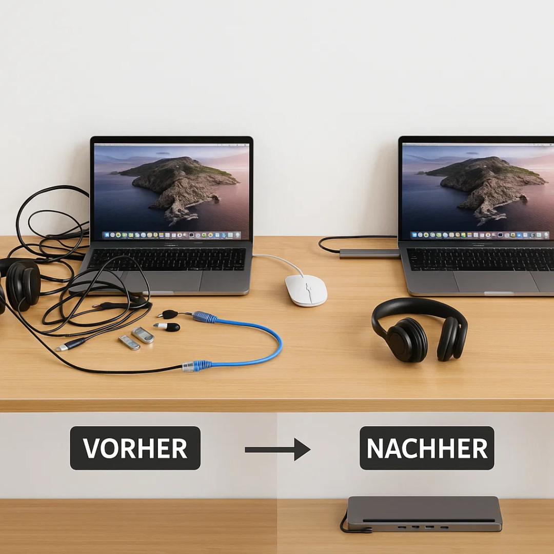 Lisslune | LapStation Pro – 11-in-1 USB-C Laptop Docking Station with HDMI, Ethernet & SD Card Ports