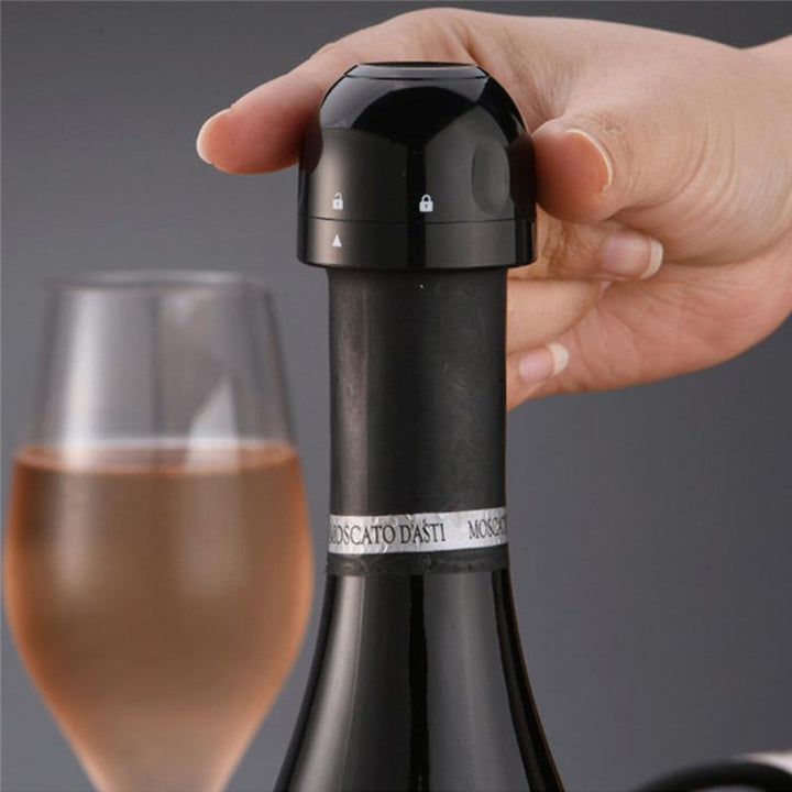Lisslune | Reusable leak-proof silicone sealing cap for champagne and wine bottles