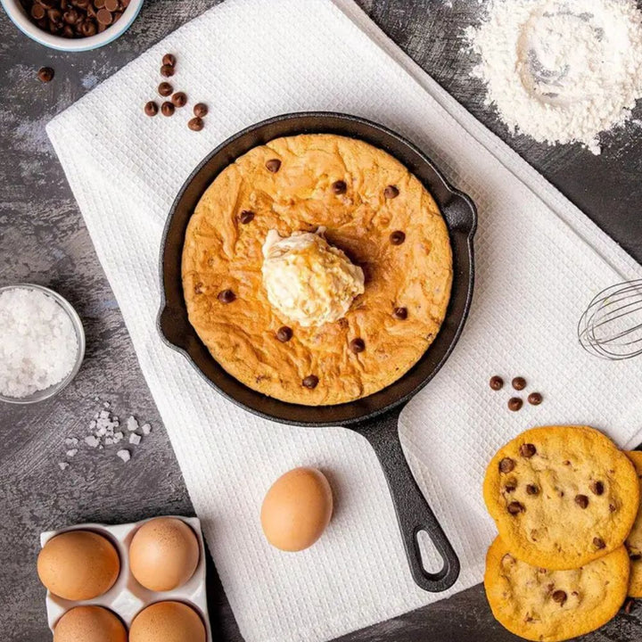 Lisslune | Black Cast Iron Frying Pan