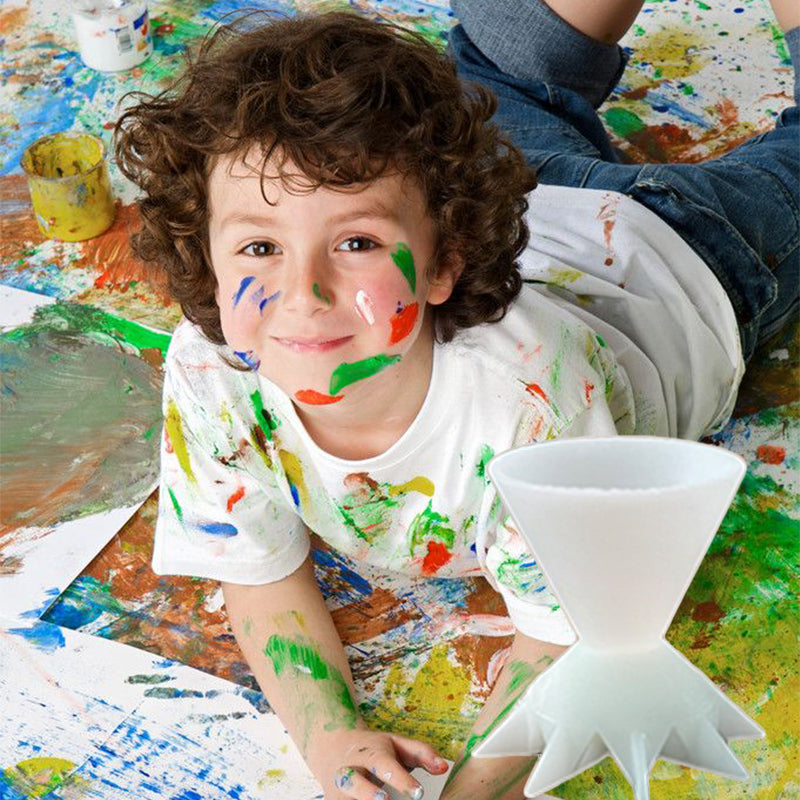 Lisslune | Pouring Colors Flower Split Art Cup