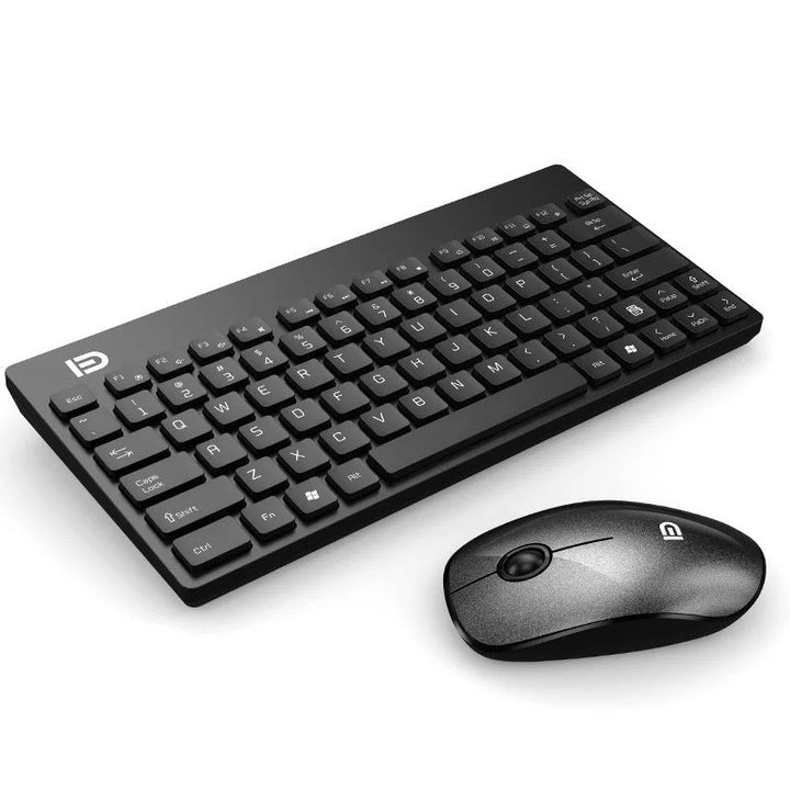 Lisslune | 2.4GHz Ultrathin Portable Wireless Keyboard and Mouse Combo With Multimedia Shortcuts, Long Battery Life & Ergonomic Design