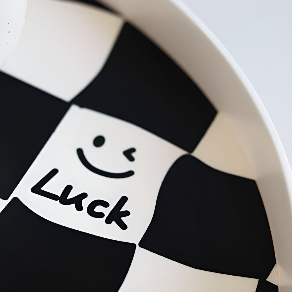 Lisslune | Round Checkerboard Storage Tray