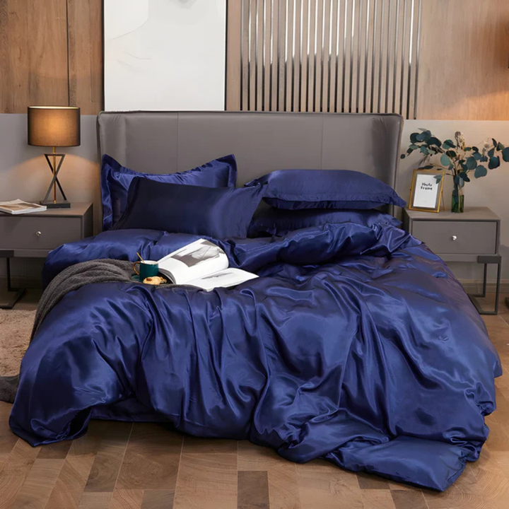 Lisslune | Rayon Bedding Set with Soft Breathable Duvet Cover
