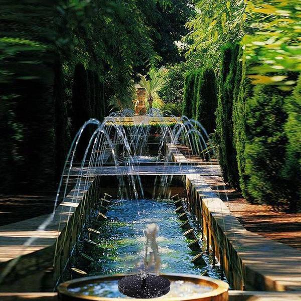 Lisslune | Solar Bionic Fountain for Gardens Birth Bath for Floor / Ground