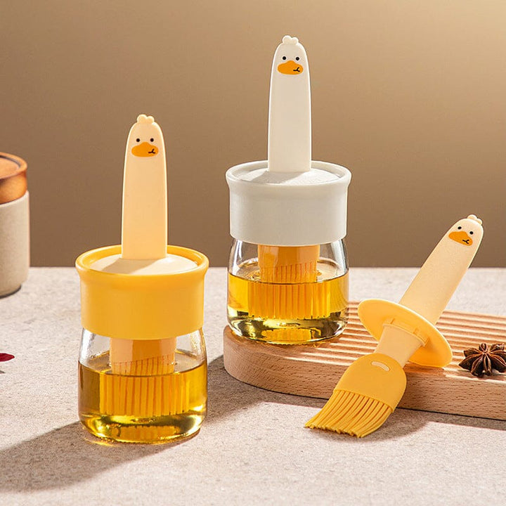 Lisslune | Oil dispenser with brush for BBQ