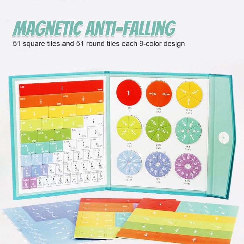 Lisslune | Magnetic Fraction Disc Set for Math Learning