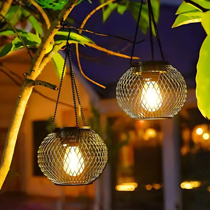 Lisslune | Sunny Garden Solar Lantern – Waterproof LED Outdoor Light with Auto Sensor