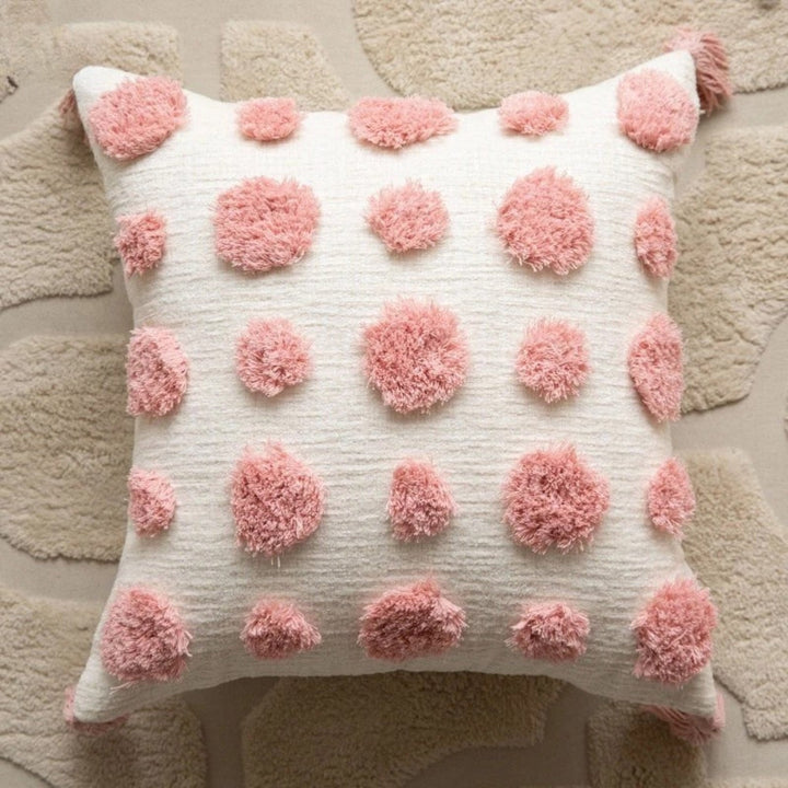 Lisslune | Tassel-Trimmed Boho Floral Cushions