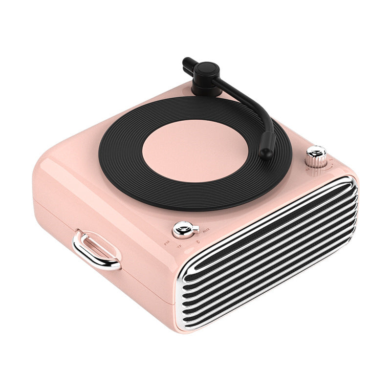 Lisslune | Retro Bluetooth Speaker, with FM Radio & Air Freshener, for Home & Office