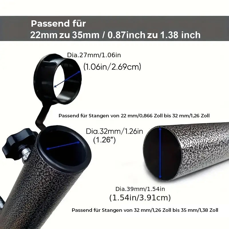 Lisslune | Adjustable Umbrella Holder with Spiral Ground Anchor