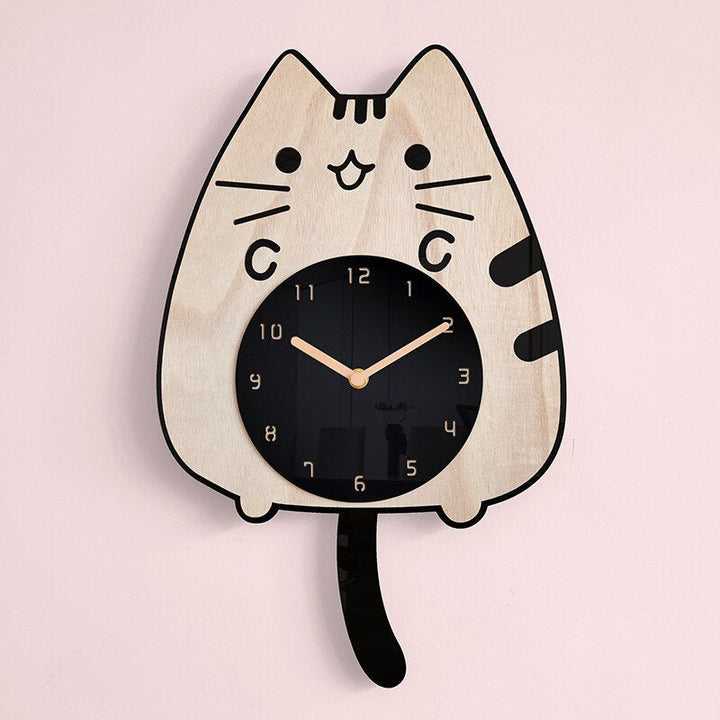 Lisslune | PurrTime - Swinging Cat Wall Clock