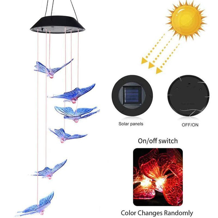 Lisslune | Solar-powered butterfly lights