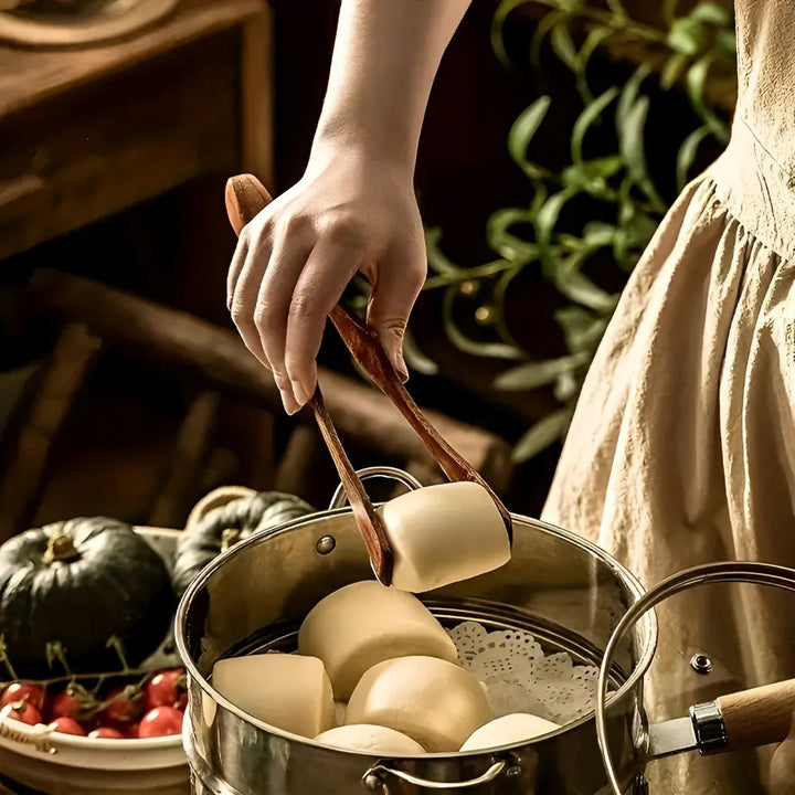 Lisslune | Natural Grip Kitchen Tongs