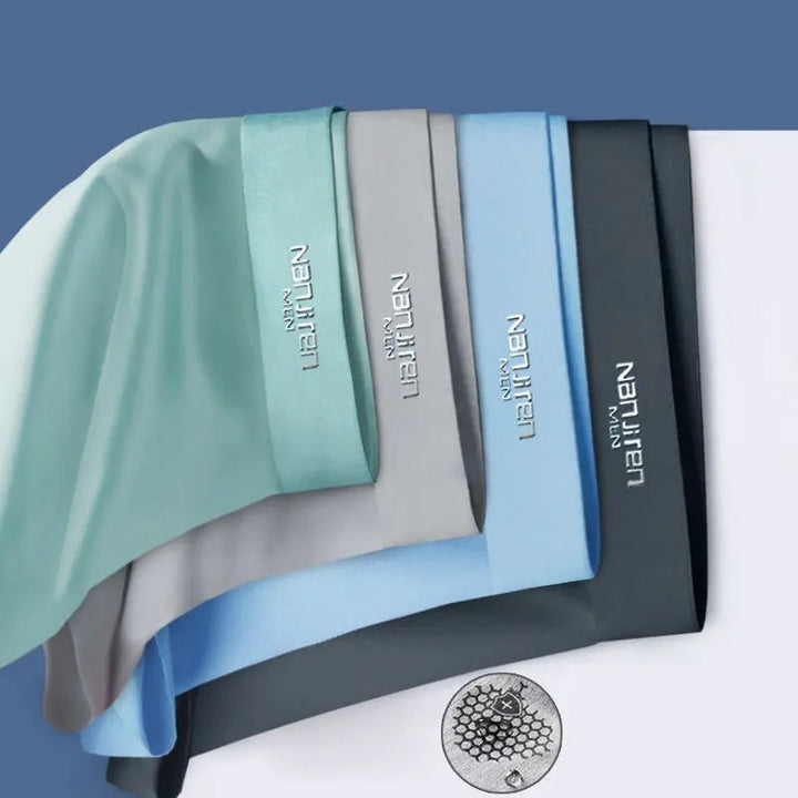 Lisslune | CoolSilk 4-Piece Ice Silk Boxers with Graphene Technology