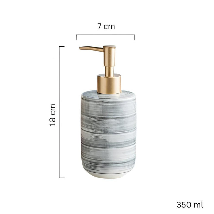 Lisslune | Marble Ceramic Soap Dispenser