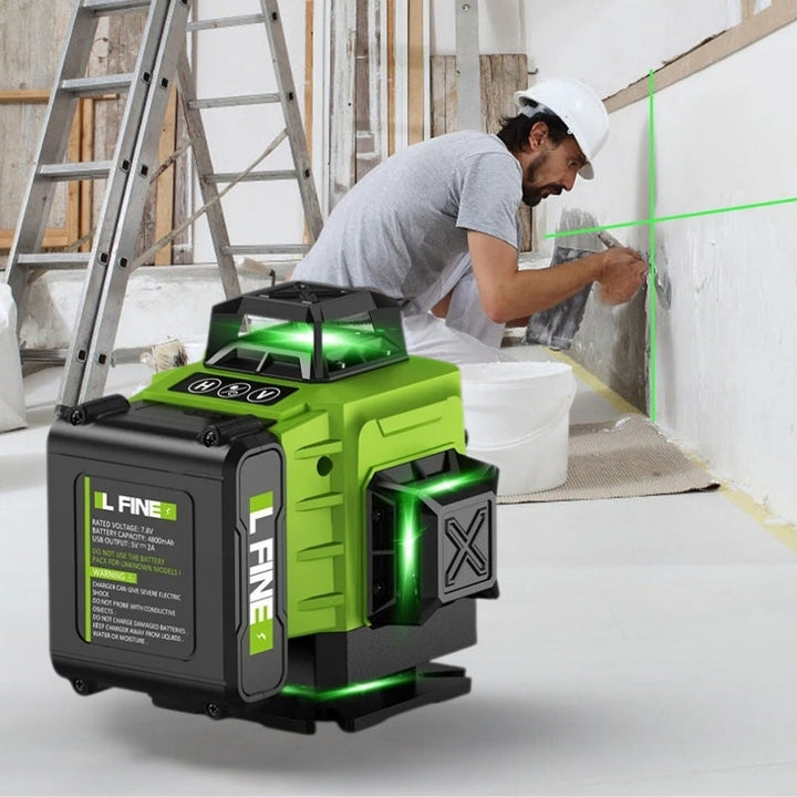 Lisslune | 16-Line Professional 4D Laser Level – Precise Measurements and Accurate Alignment