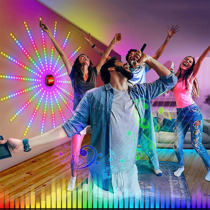 Lisslune | GlowArt Smart LED Wall Light with Remote Control and DIY Light Settings