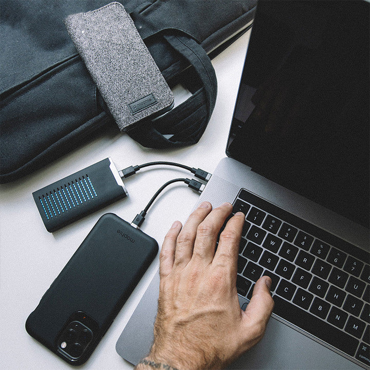 Lisslune | 18W Type-C to Lightning to USB-A Set