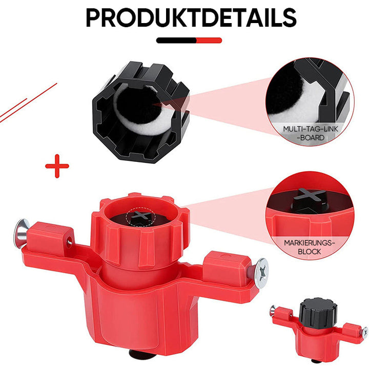 Lisslune | Measuring screwless wall drill finder with bubble level