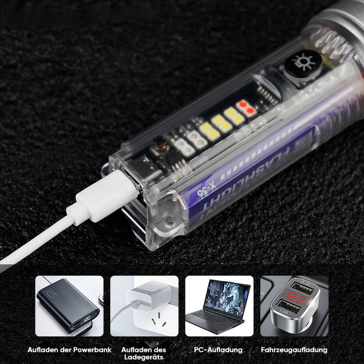 Lisslune | Super bright laser zoomable flashlight with long range