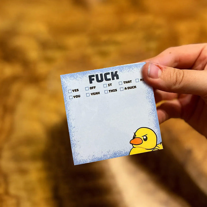 Lisslune | Funny, cheeky sticky notes with duck