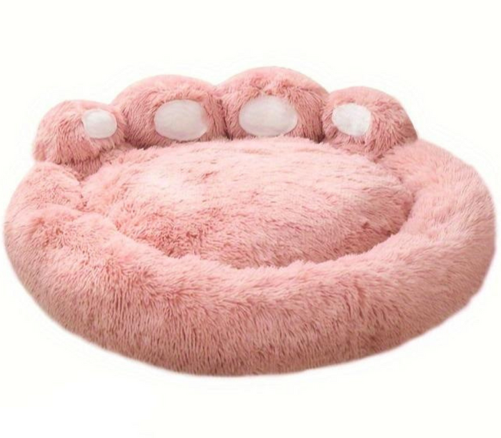 Lisslune | Washable Pet Bed CozyPaw with Paw-Shaped Design