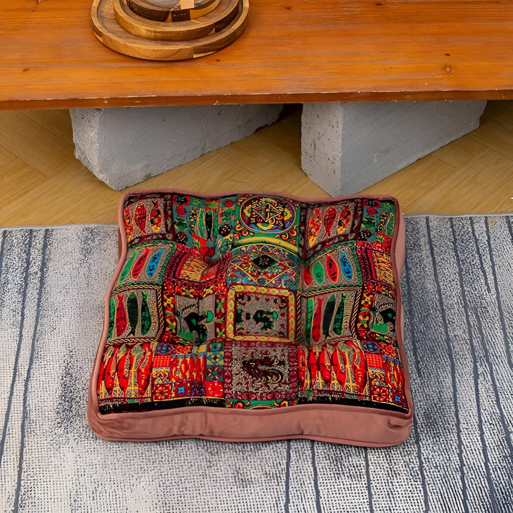 Lisslune | Moroccan Inspired Tie-Strap Cushion