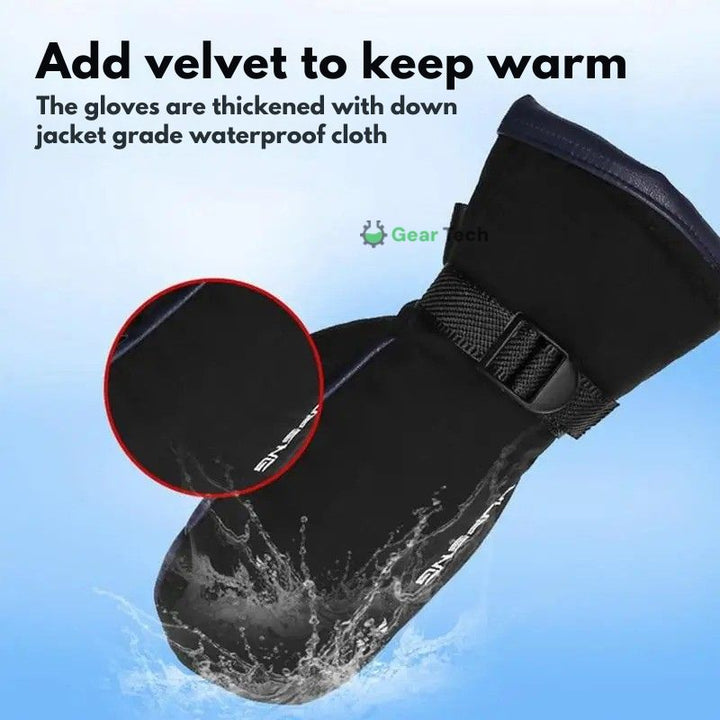 Lisslune | Electric Heating Hand Warmer Gloves | Dual-Sided Heating, Waterproof & USB Rechargeable for Skiing, Hiking, Mitten & Daily Use
