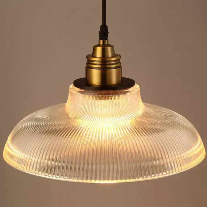 Lisslune | Glass Pendant Light | Adjustable Cable, Warm Light Effect & Ideal for Kitchen and Dining Spaces