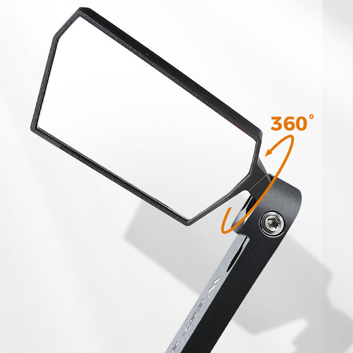 Lisslune | Foldable Bicycle Handlebar Rearview Mirrors, Suitable for All Bikes with 22mm Handlebar (2-Pack)