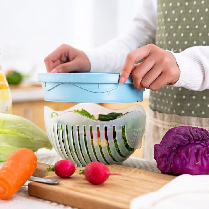 Lisslune | 3in1 Vegetable Draining Cutter Basket