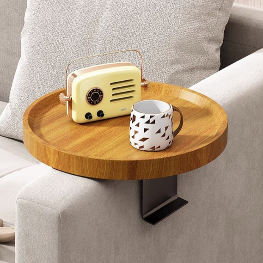 Lisslune | Sofa Armrest Walnut Tray