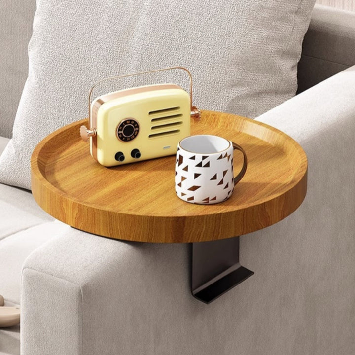Lisslune | Sofa Armrest Walnut Tray