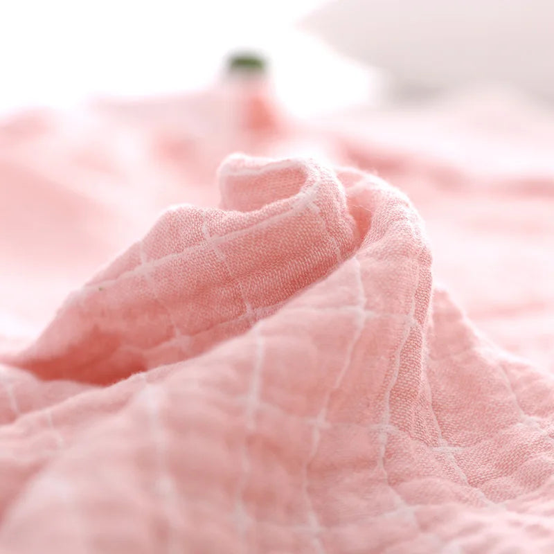 Lisslune | Simple Casual Cotton Blanket in Checkered Design – Soft and Comfortable for Your Home