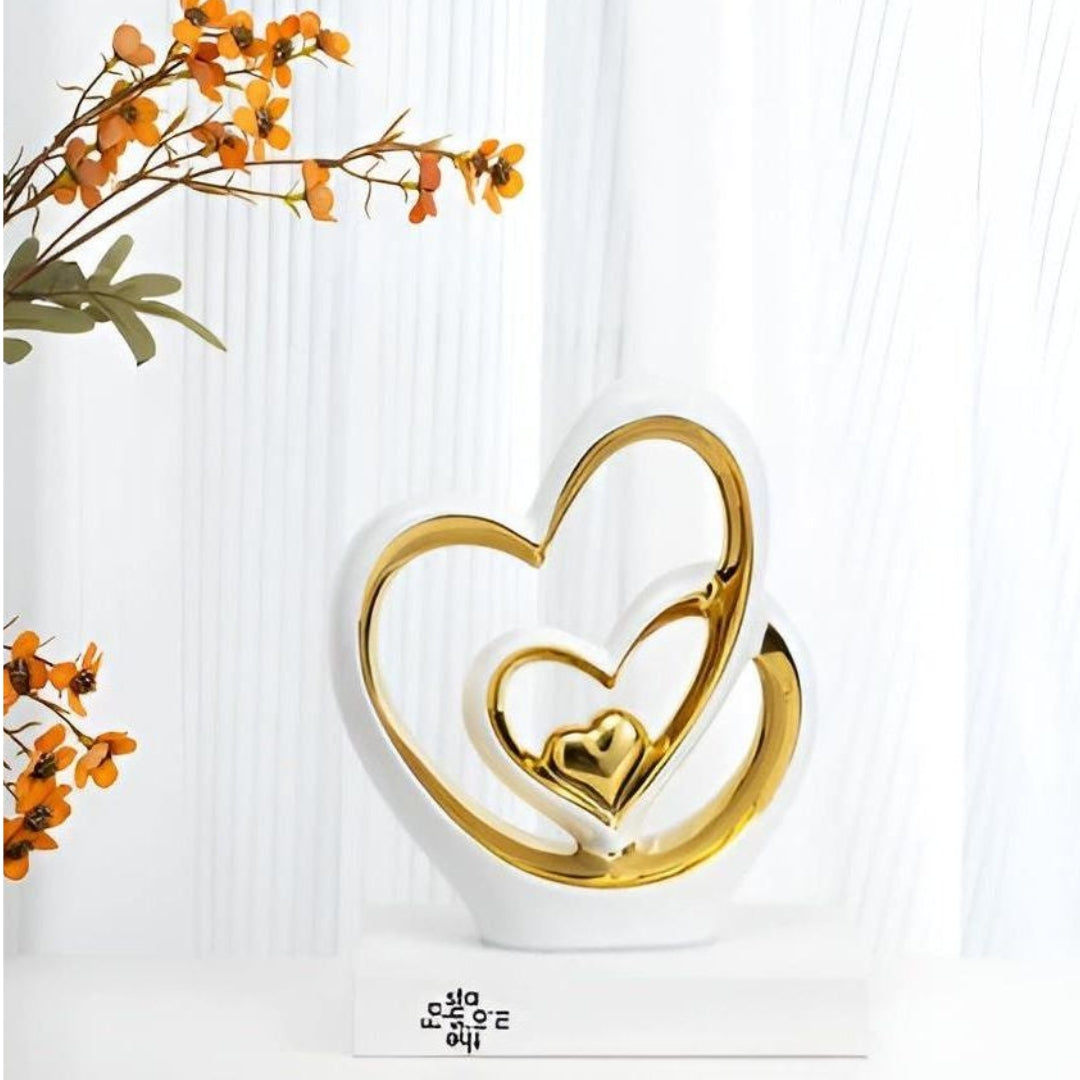 Lisslune | Elegant - Twin Hearts Timeless Decoration