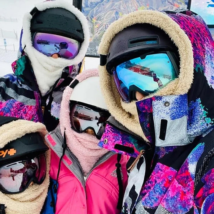 Lisslune | Ski mask with Sherpa hood