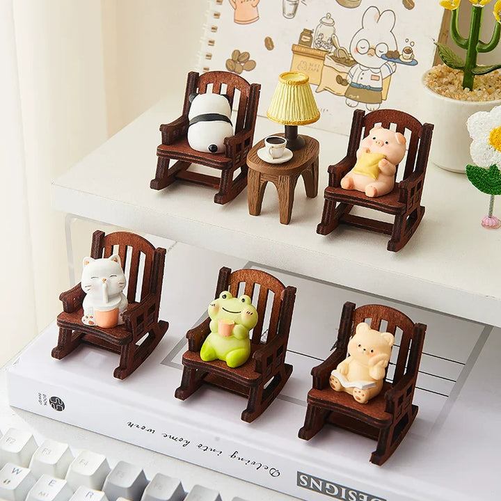 Lisslune | Cute Stress-Relief Desk Decor: Mood-Boosting Office Trinket for Gals