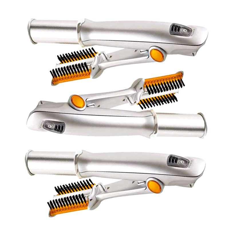Lisslune | Professional 2 in 1 Rotating Iron Hair Brush