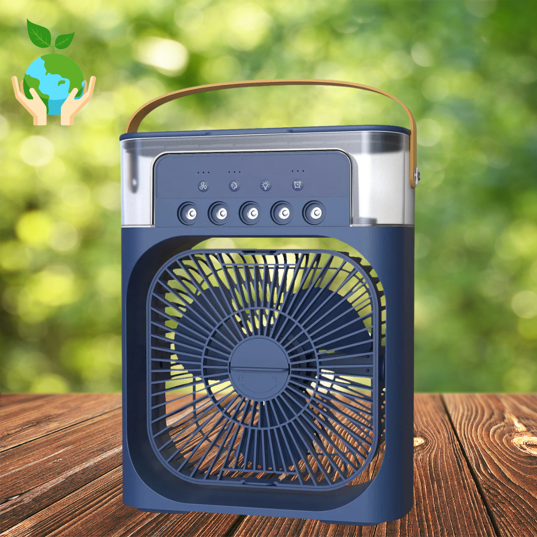 Lisslune | 3-in-1 Air Cooler Humidifier | Portable, Adjustable Fan Speeds & Ideal for Bedrooms, Offices & Small Spaces