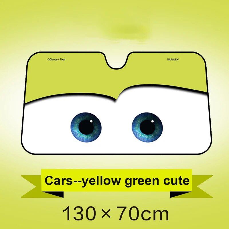 Lisslune | Aluminum foil car sunshade with heated eyes design – windshield sun protector