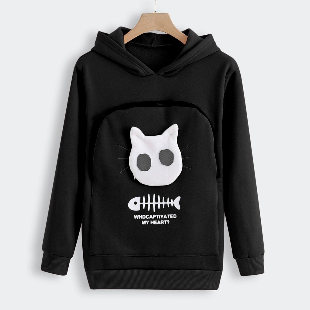 Lisslune | Cat Lovers Hoodie Cuddle Pouch