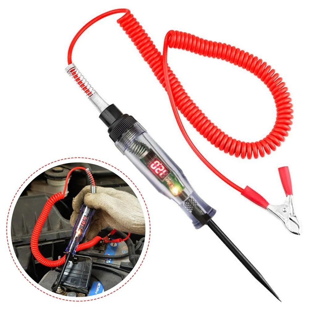 Lisslune | High-quality car circuit tester for trucks: 6V-24V voltage diagnosis probe pen