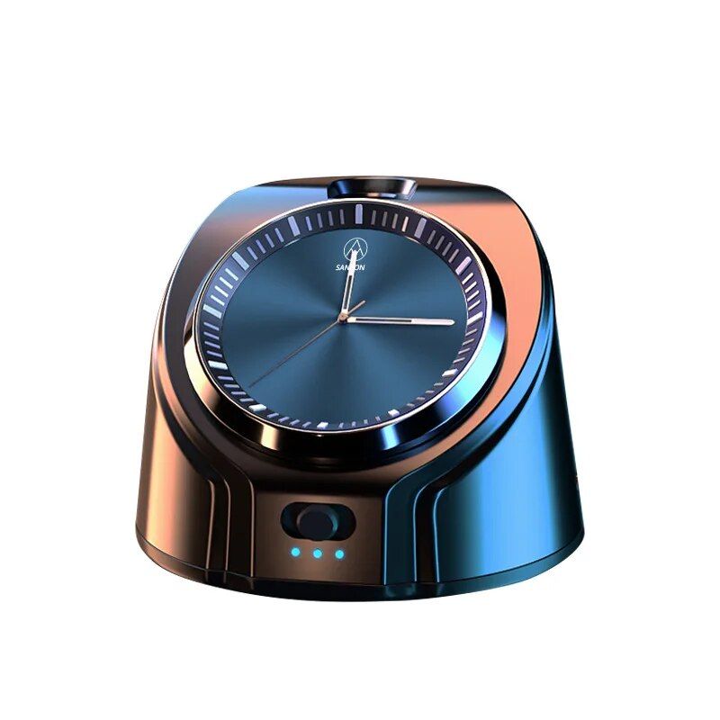 Lisslune | Wireless Car Aroma Nebulizer with Essential Oils and Clock