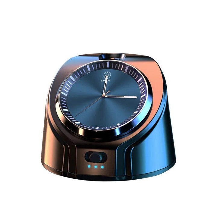 Lisslune | Wireless Car Aroma Nebulizer with Essential Oils and Clock
