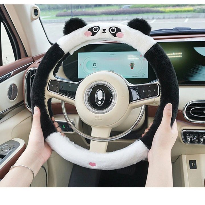 Lisslune | New Sweet Lovely Animal Soft Leather Steering Wheel Cover