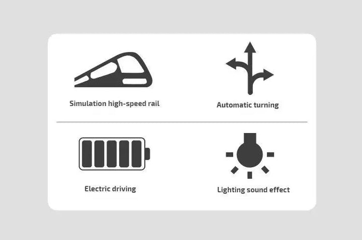 Lisslune | Electric Harmony Express Train Set - Premium Railway Experience for Junior Engineers