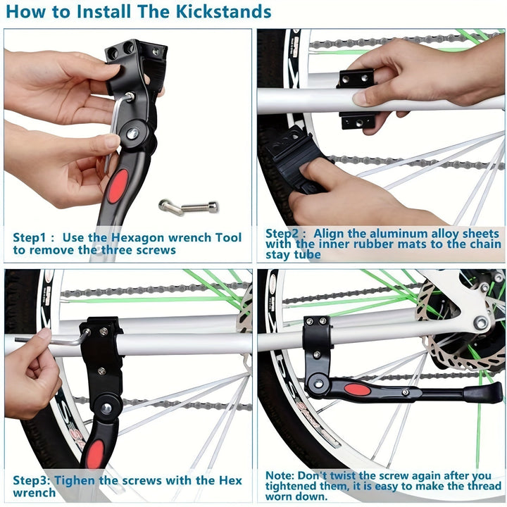 Lisslune | Adjustable Bike Stand – Sturdy, Durable and Easy to Install